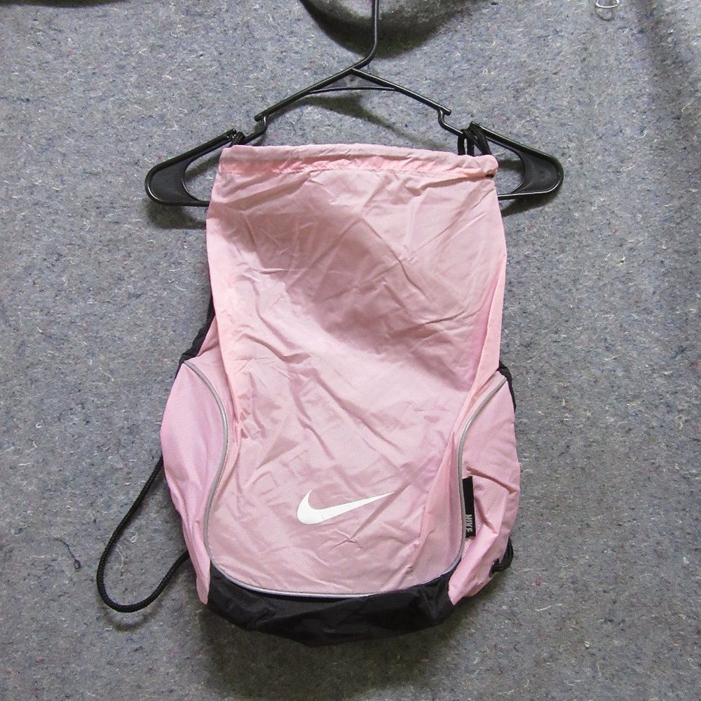 Nike Pink/Black Drawstring Backpack